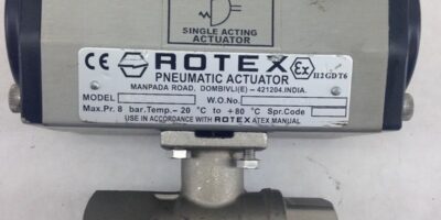 ROTEX PNEUMATIC ACTUATOR VALVE ECF40E-8 (H335) 1