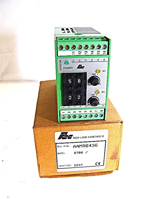 FAST SHIP!! RED LION AAMR6436 ANALOG ALARM DIN RAIL MODULE DUAL SETPOINT (F127) 1