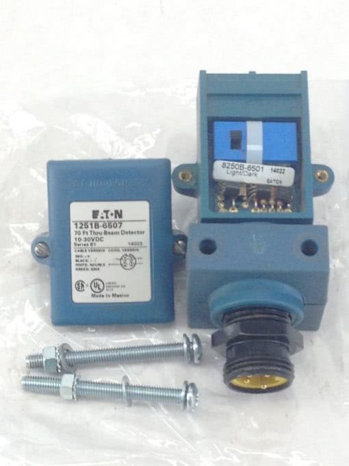 NNB! EATON 1251B-6507 THRU-BEAM DETECTOR 70FT FAST SHIP!!! (A115) 1