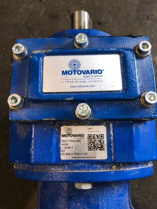 NEW MOTOVARIO TS71B4 3 PHASE BRAKE MOTOR WITH H032 REDUCER FAST SHIP! (NP11) 2