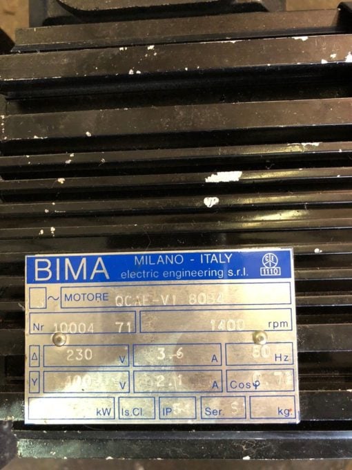 BIMA QCAE-V1 8OB4 SERVO MOTOR, 0