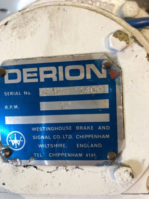 WESTINGHOUSE DERION GS175 11409 BLOWING SEAL BLOW THROUGH VALVE 12 RPM (NP11) 2