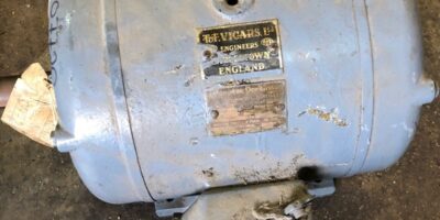 USED CROMPTON PARKINSON 5F40 3 PHASE AC MOTOR C215 FRAME, 7