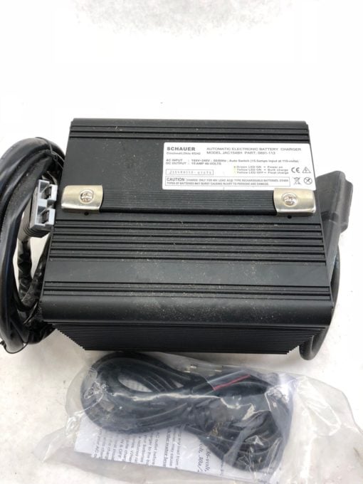 NEW IN BOX SCHAUER JAC1548H CHARGER 48 VOLT, 15 AMP DC OUTPUT, 0891-113 1