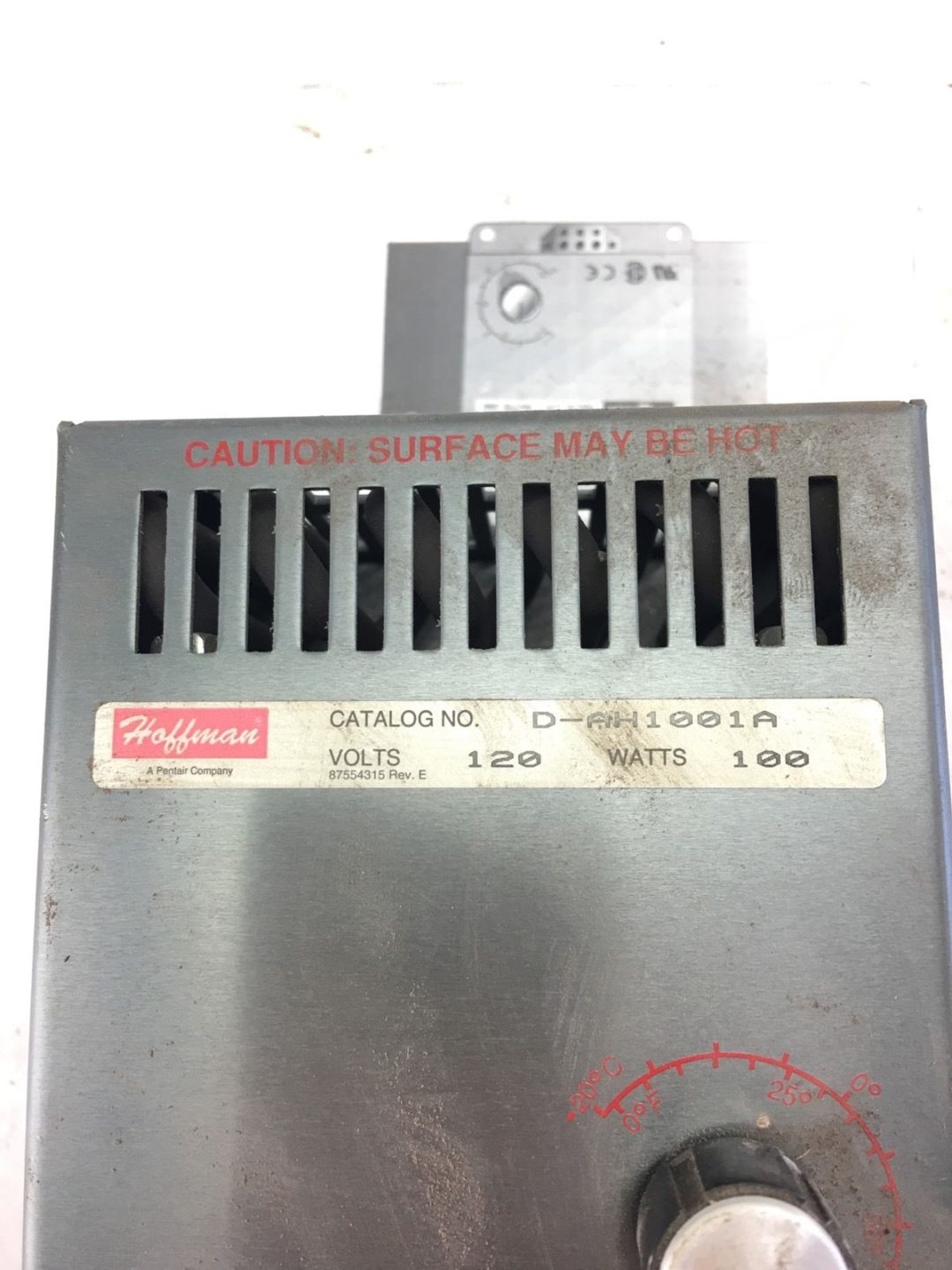 HOFFMAN DAH1001A ENCLOSURE ELECTRIC HEATER 120VAC 100W, B345