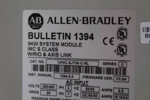 Allen-Bradley 1394C-SJT05-C-RL Digital Servo Controller 2YR Warranty NEW (B132) 3