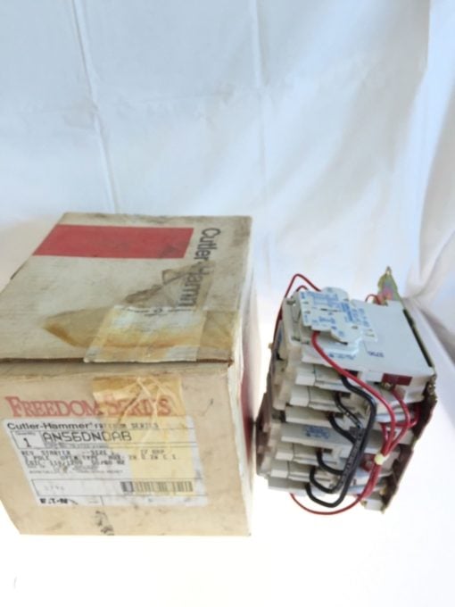 NEW IN BOX Eaton Cutler Hammer AN56DNOAB Size 1 Rev Starter, 3 POLE, 27A, B110 2