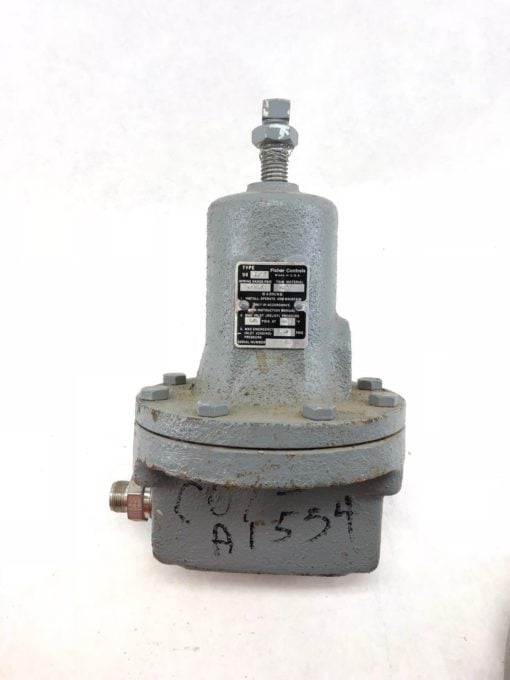 USED FISHER CONTROLS PRESSURE REGULATOR TYPE 98 H-26, 70-140 SPRING RANGE PSIG 1