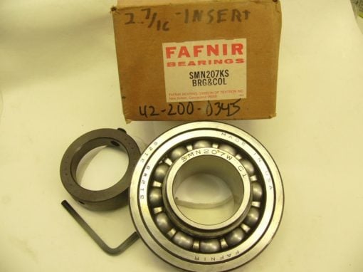 FAFNIR SMN207KS 2-7/16 BEARING & COLLAR New In Box (F82) 1