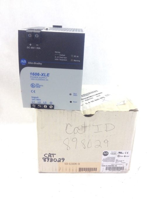 ALLEN BRADLEY 1606-XLE960MX-3N DC POWER SUPPLY 48V 20A 1606-XLE (H20) 1