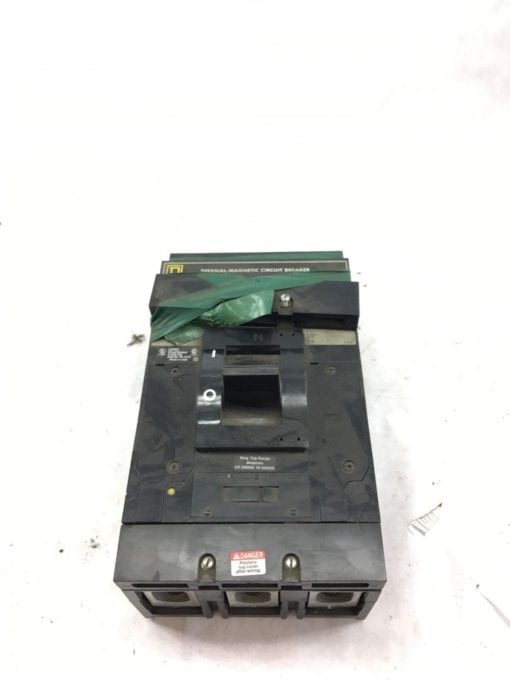 USED Square D LAL36400 Circuit Breaker THERMO MAGNETIC 3 Pole 400A 600VAC B329 1