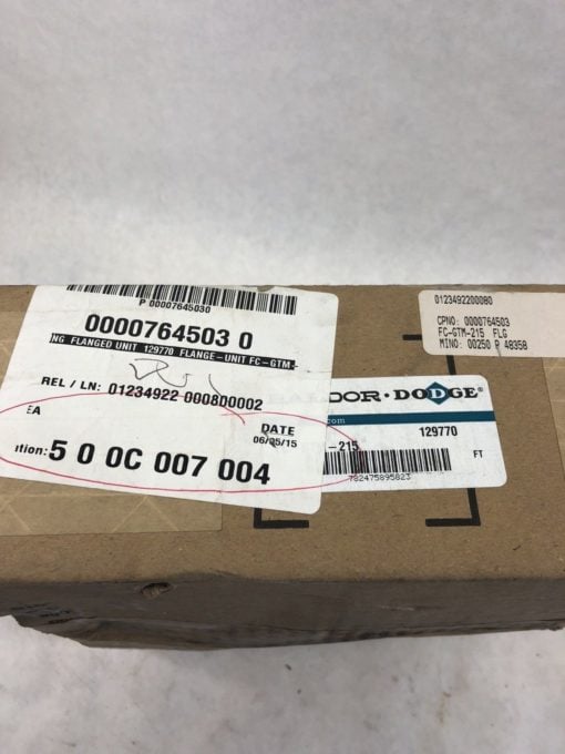 DODGE 129770 DODGE NEW BALL BEARING FLANGE UNIT (B454) 2