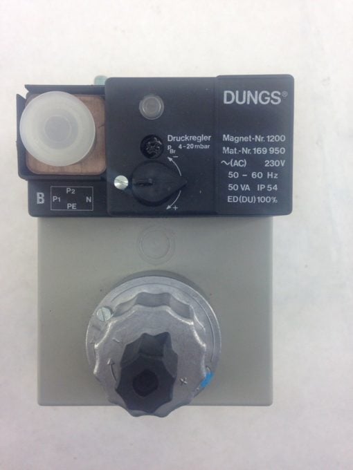 DUNGS MAGNET-NR 1200 MAT-NR 169 950 GAS SAFTY SHUT OFF VALVE (B409) 2