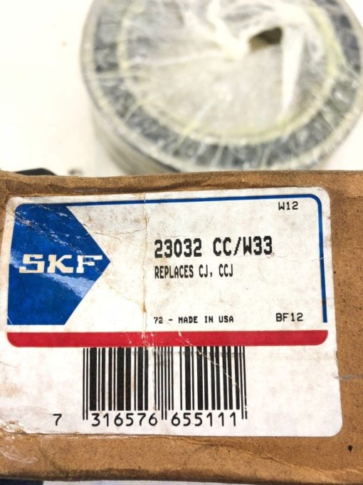 NEW IN BOX SKF 23032 CC/C3W33 SPHERICAL ROLLER BEARING, 132000 LB (B454) 2