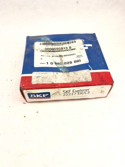 NEW IN BOX SKF EXPLORER 22217 EK/C3 SPHERICAL ROLLER BEARING, FAST SHIP! (B455) 1