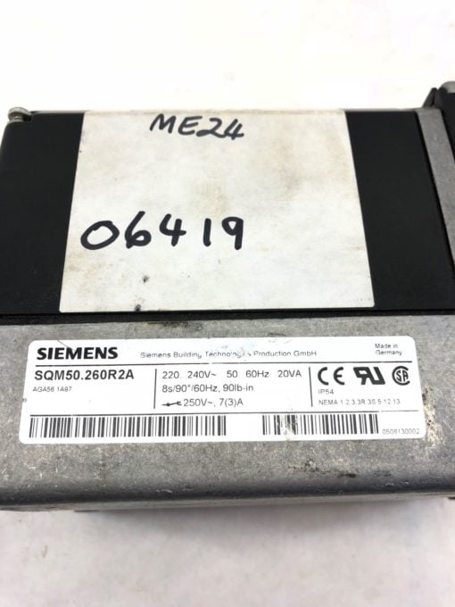 USED GREAT CONDITION SIEMENS REVERSING ACTUATOR SQM50