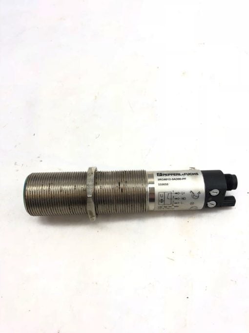 USED PEPPERL + FUCHS 3RG6012-3AD00-PF ULTRASONIC PROXIMITY SENSOR, (F269) 1