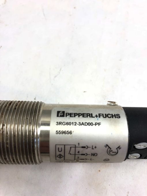 USED PEPPERL + FUCHS 3RG6012-3AD00-PF ULTRASONIC PROXIMITY SENSOR, (F269) 2