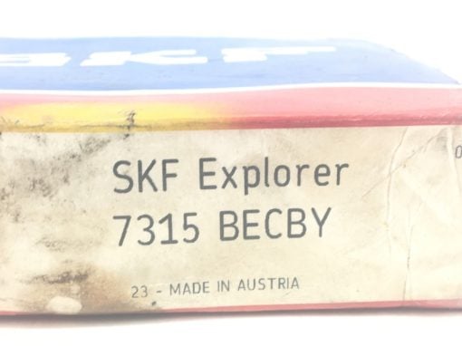 SKF EXPLORER 7315 BECBY ANGULAR CONTACT BALL BEARING (B456) 2