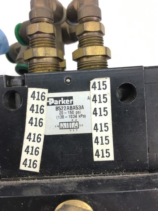 USED GOOD CONDITION PARKER B522ABA53A CONTROL VALVE UNIT, FAST SHIP! (B108) 2