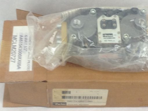 NIB! PARKER PNEUMATICS A451643000XX00A 1/2 D AIR PILOT SUBBASE VALVE (B201) 1