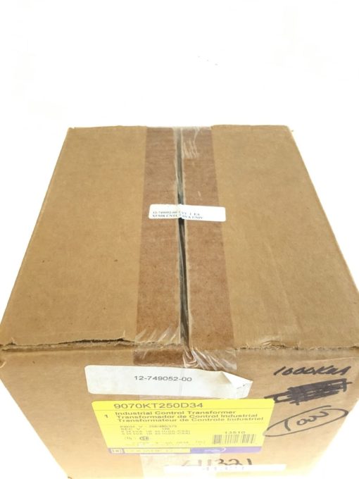 FACTORY SEALED SQUARE D SCHNEIDER ELECTRIC 9070KT250D34 CONTROL TRANSFORMER B158 2