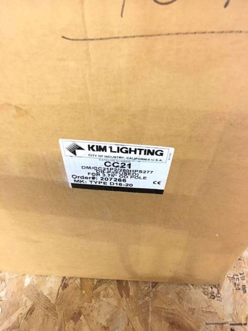 NEW KIM LIGHTING CC21P2/250HPS277 POST TOP MOUNTED LIGHT, FULL CUTOFF, (P14) 2