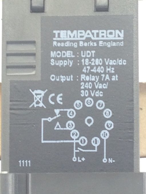 TEMPATRON UNIVERSAL DIGITAL MULTI FUNC TIMER CONTROLLER PANEL-MOUNT 343-997(A769 2