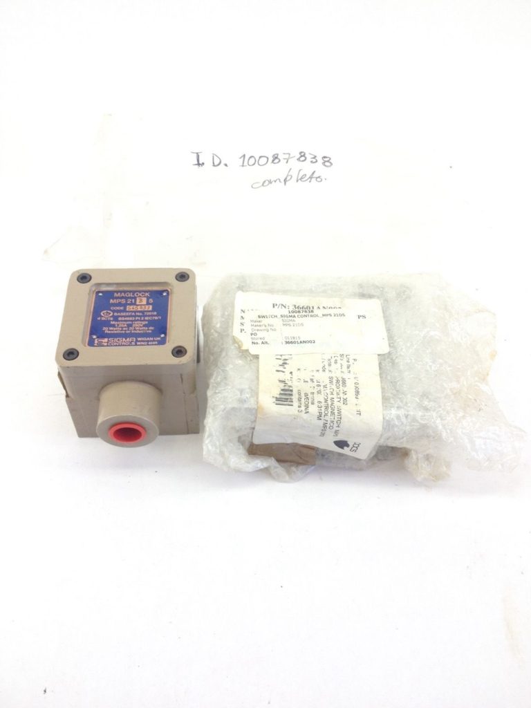 SIGMA CONTROLS MAGLOCK MPS21B5 PROX SWITCH & TRANBERG TEF1058 (B286)