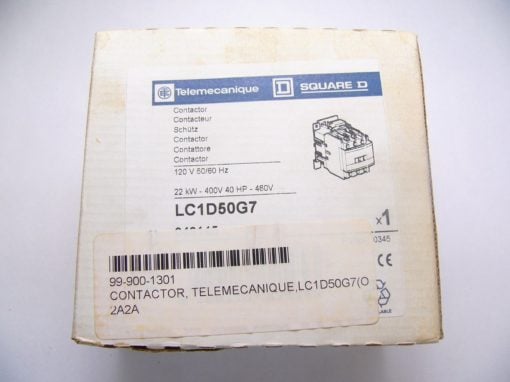 FAST SHIP! Genuine SQUARE D LC1D50G7 CONTACTOR (F71) 1