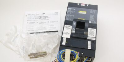 SQUARE D 12-718012-13 400A CIRCUIT BREAKER 11286 AUX SWITCH 11128 UND