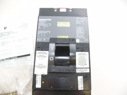 SQUARE D 12-718012-13 400A CIRCUIT BREAKER 11286 AUX SWITCH 11128 UND