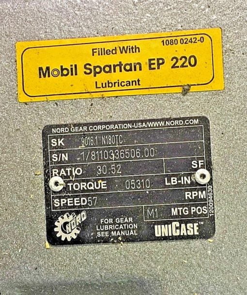NEW NORD GEAR CORP SPEED REDUCER GEARBOX, SK 9016