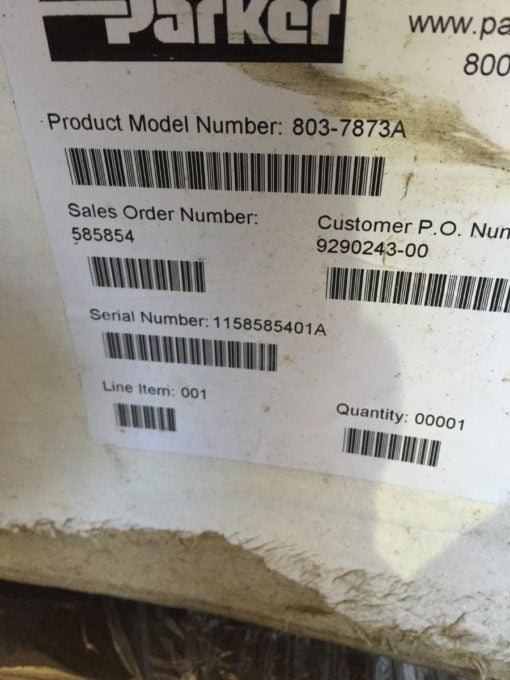 NEW IN BOX! PARKER 803-7873A ELECTRIC ACTUATOR CYLINDER – CYLINDER ONLY (P17) 3