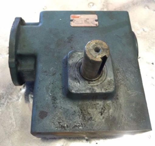 USED BALDOR DODGE 180/350-15 TIGEAR RIGHT ANGLE WORM GEAR BOX SPEED REDUCER (P6) 1