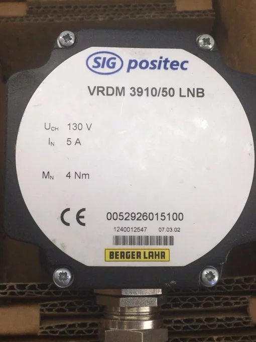 BERGER LAHR SIG POSITEC STEPPER VRDM 3910/50 LNB SERVO MOTOR (B458) 1