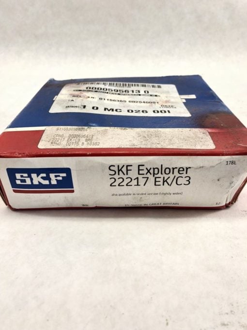SKF EXPLORER 22217 EK/C3 SPHERICAL ROLLER BEARING (B460) 2
