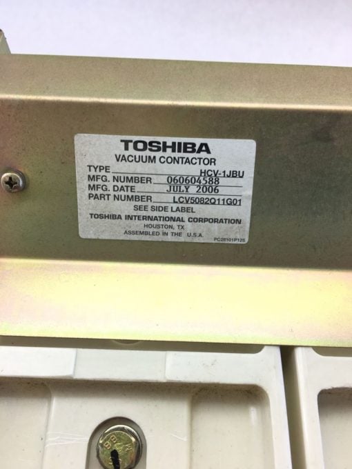 NEW TOSHIBA TYPE HCV-1JBU PART # LCV5082Q11G01 VACUUM CONTACTOR, FAST SHIP! B331 3
