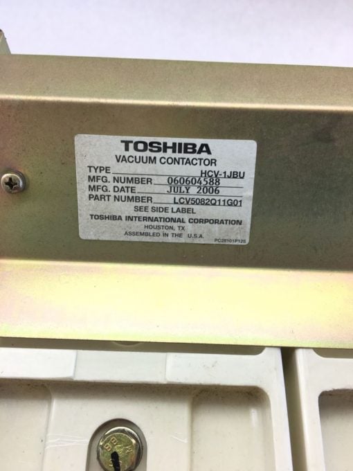 NEW TOSHIBA TYPE HCV-1JBU PART # LCV5082Q11G01 VACUUM CONTACTOR, FAST SHIP! B331 3