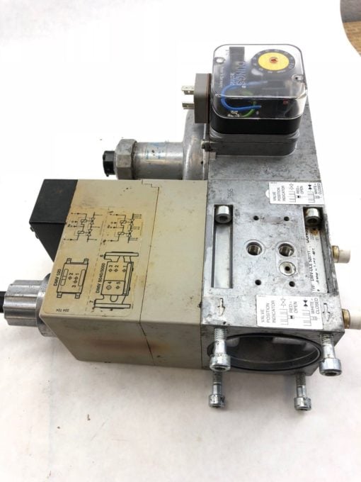 USED DUNGS FRI 712/6 PRESSURE REGULATOR, NB 50 A2, SOLENOID VALVE, (B434) 3