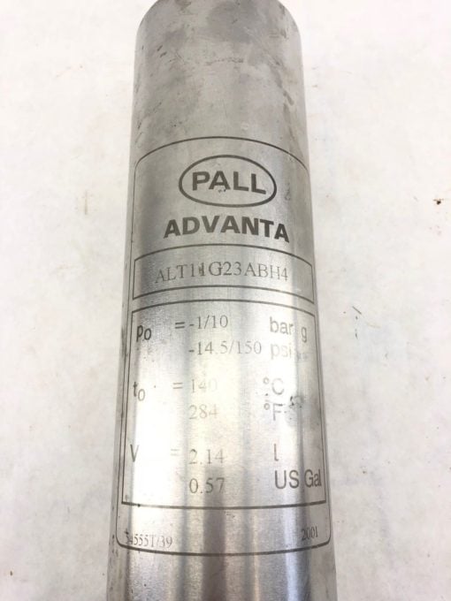 USED PALL ADVANTA ALT11G23ABH4 STAINLESS STEEL FILTER HOUSING, FAST SHIP! (B434) 2