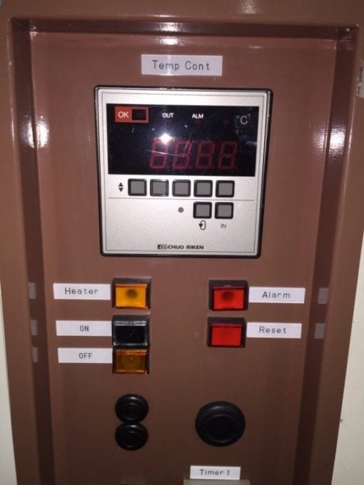 CHUO RIKEN TEST CHAMBER OVEN BST-164 0-250C TEMP 9