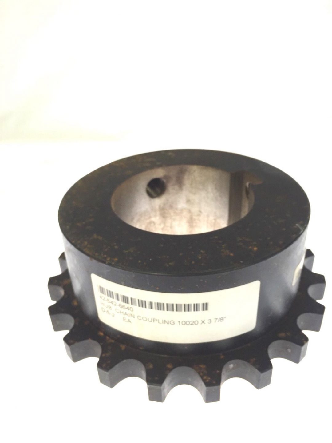 MARTIN 10020 HUB CHAIN COUPLING, 1 KEYWAY, 3 7/8 BORE, , (B104)