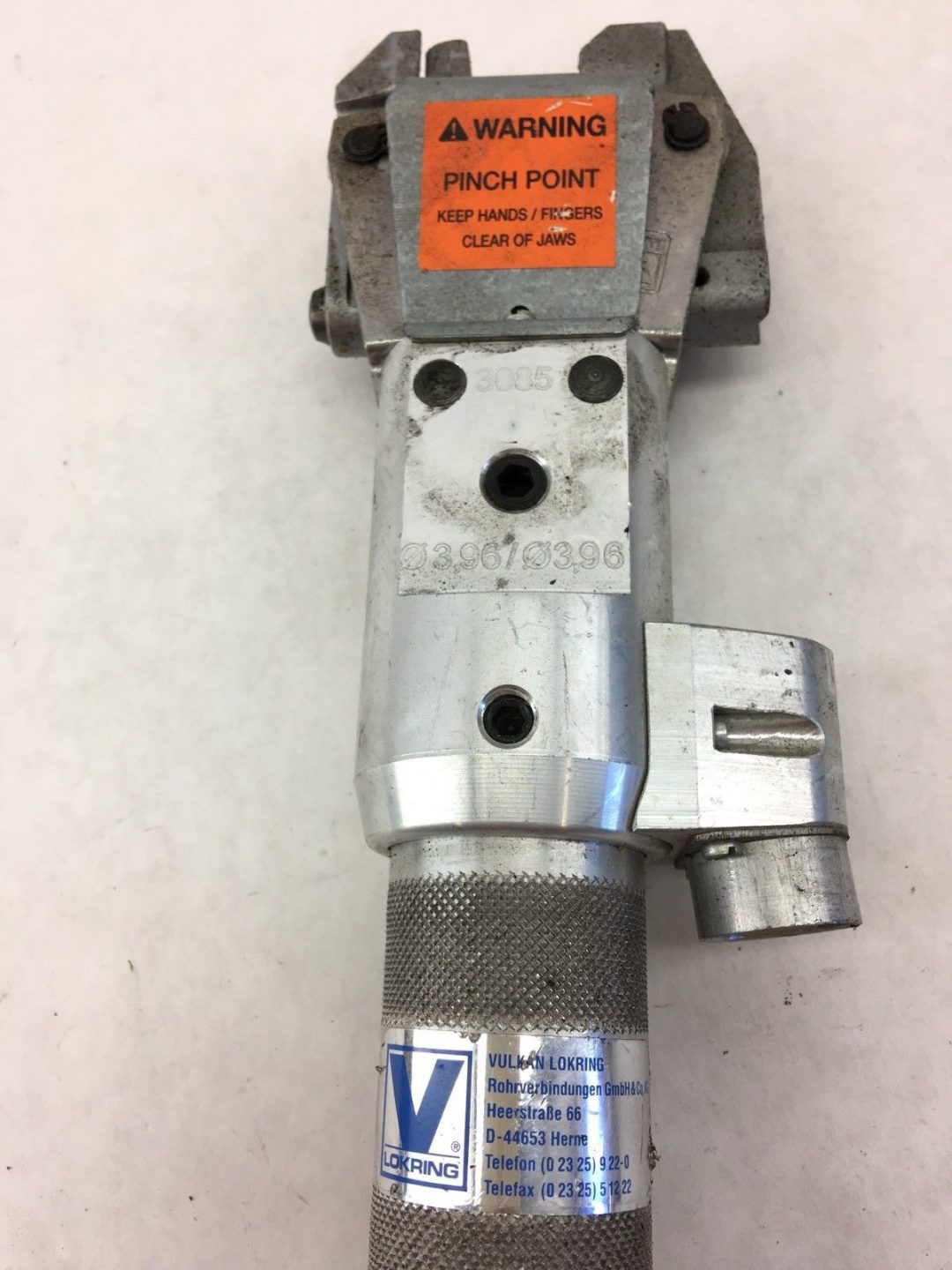 VULKAN LOKRING HYDRAULIC ASSEMBLY TOOL 3085 03.96/03.96 HEAT LOOP GUN