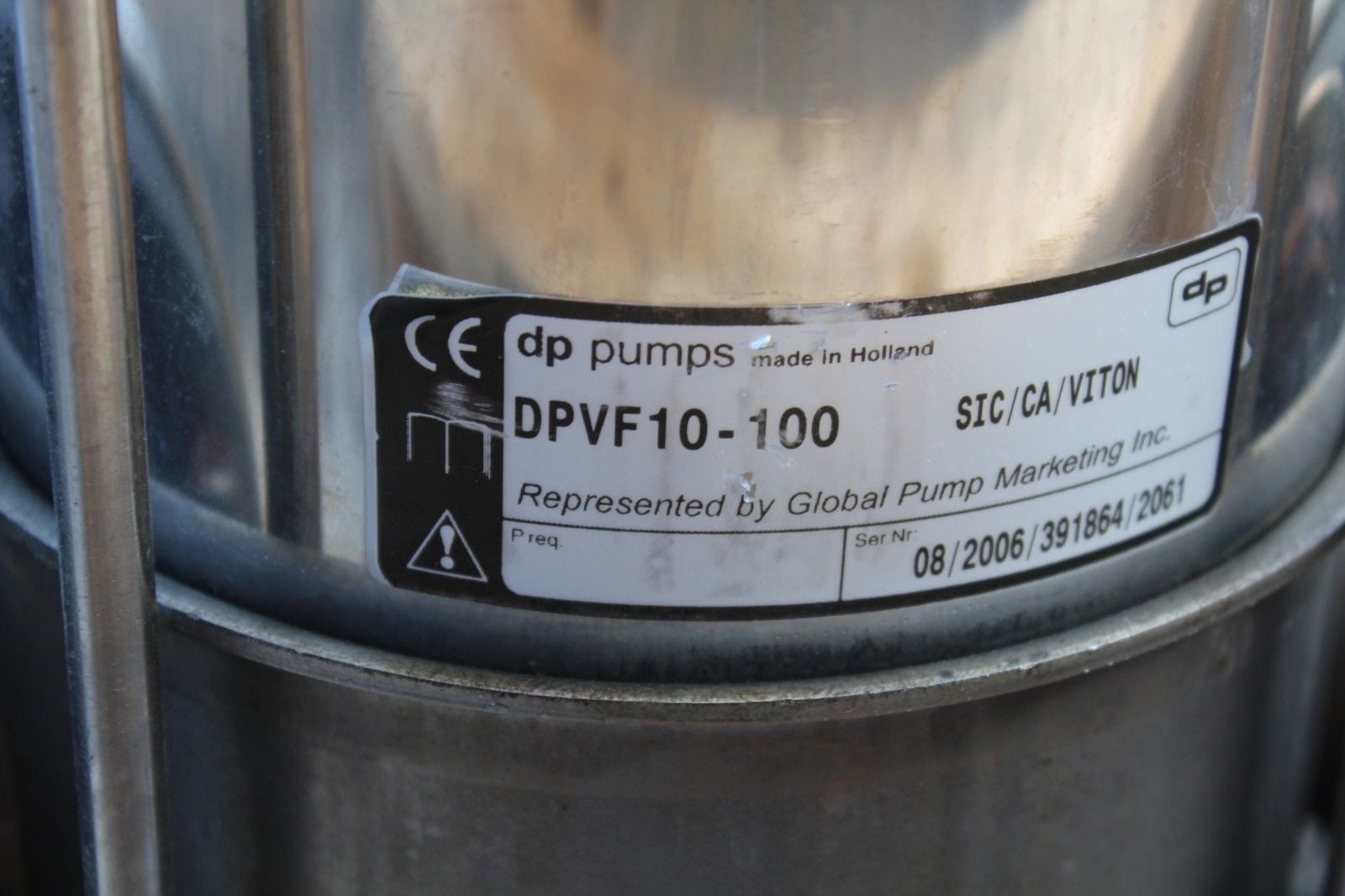 DP Pump DPVF10-100 with Baldor Cat: VW3616T motor (Connex)