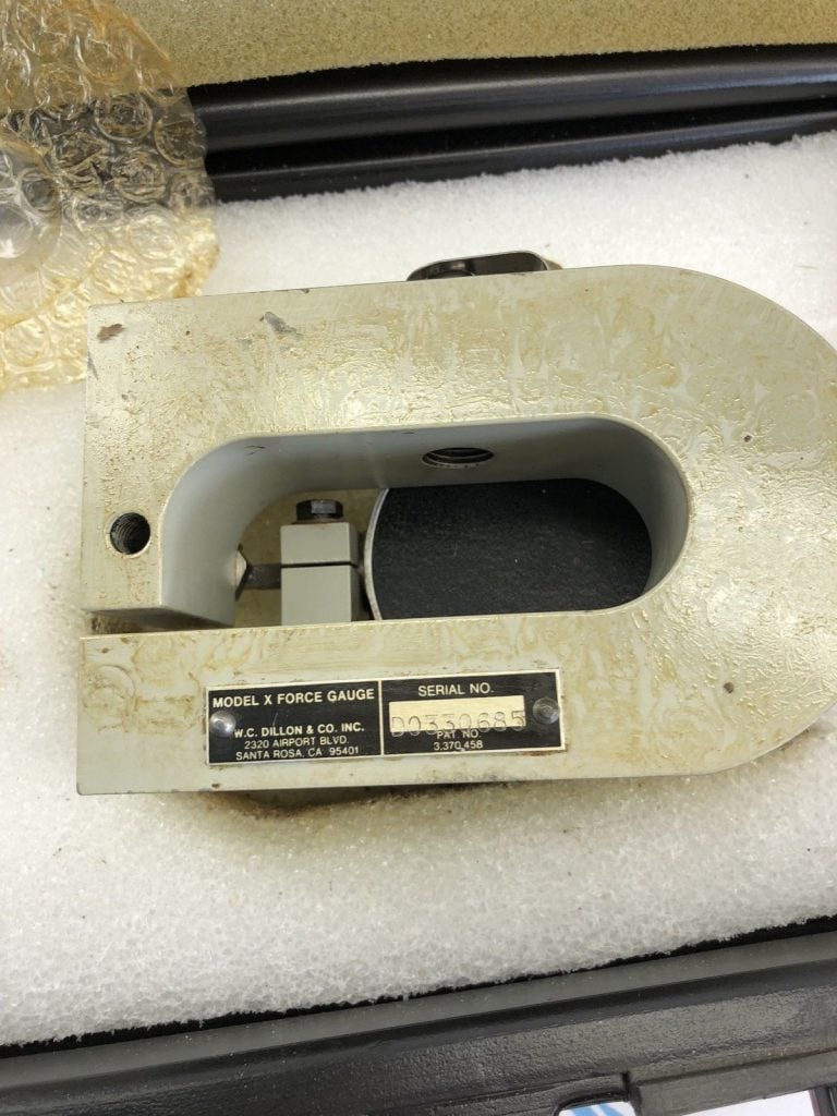 DILLON MODEL X FORCE GAUGE 5000LB CAPACITY, 50LB DIVISION