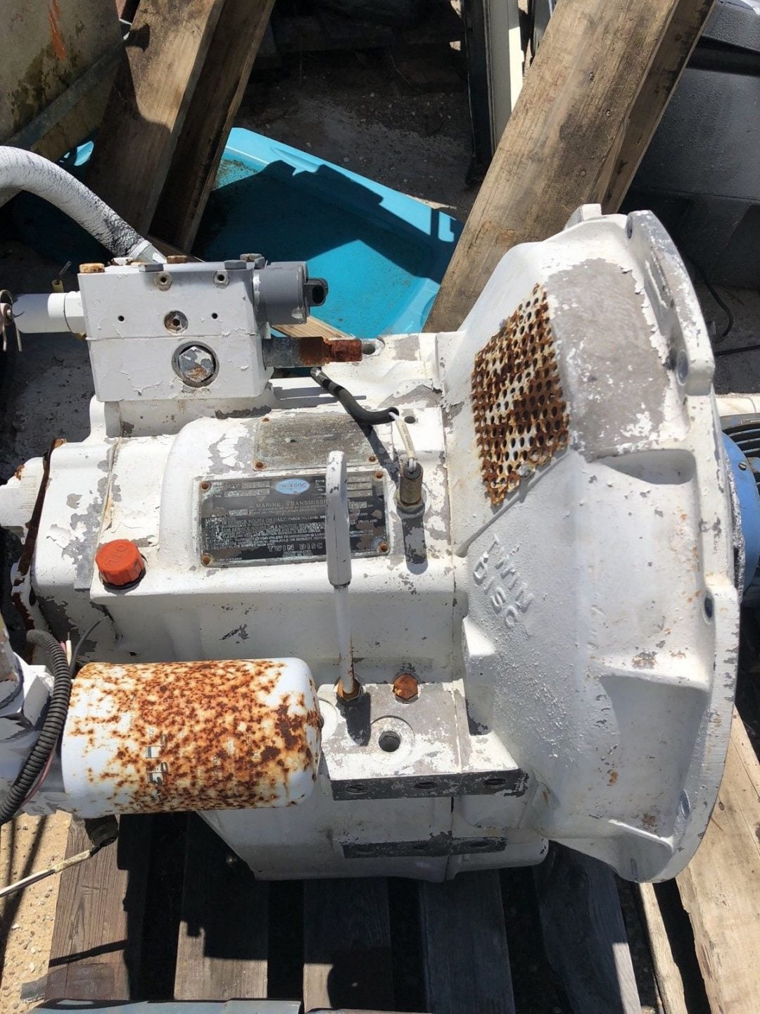 TWIN DISC MGX5114 MARINE GEAR TRANSMISSION MGX5114A S14482 RATIO 2041