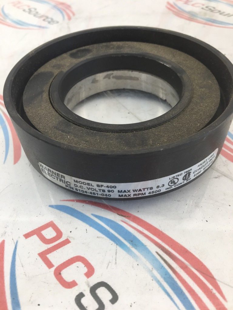 WARNER ELECTRIC SF400 90VDC 8.3W 5104451040 MAX RPM 4500