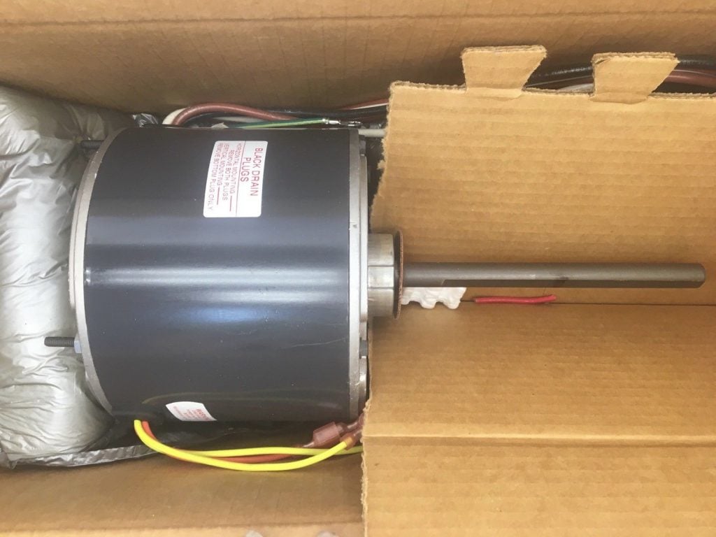 EMERSON K55HXTDS8457 FURNACE BLOWER MOTOR HP 1/4 AMP .8 RPM 1075 PH1