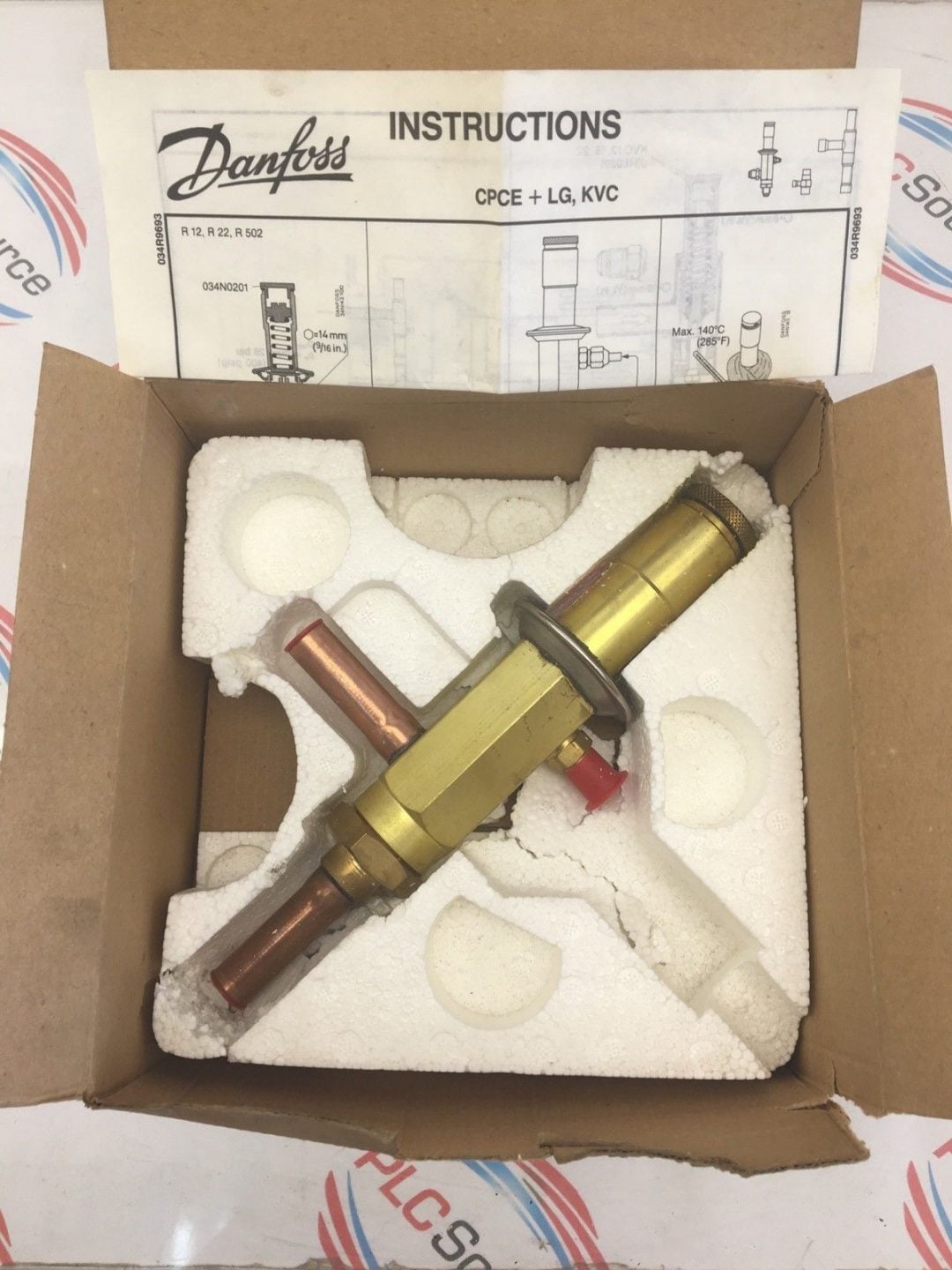 DANFOSS CPCE REFRIGERANT HOTGAS BYPASS REGULATOR TYPE CPCE RANGE 0